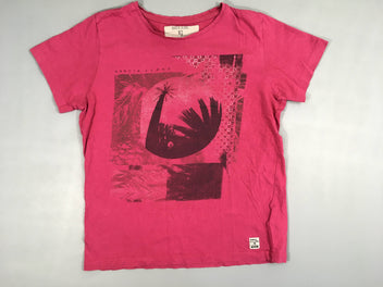 T-shirt m.c rose foncé Palmier