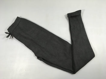 Legging mailles côtes gris foncé, état neuf