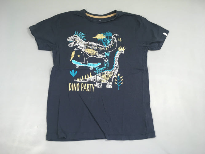 T-shirt m.c bleu marine dino, moins cher chez Petit Kiwi