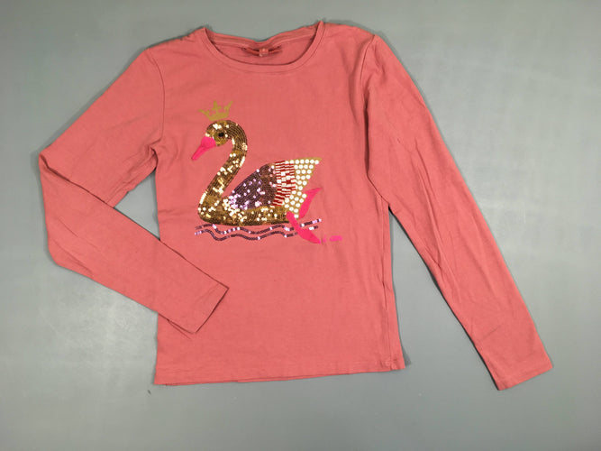 T-shirt m.l rose Signe sequins, moins cher chez Petit Kiwi