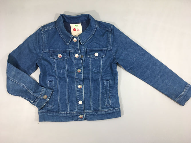 Veste en jean Motifs brodés dos, moins cher chez Petit Kiwi