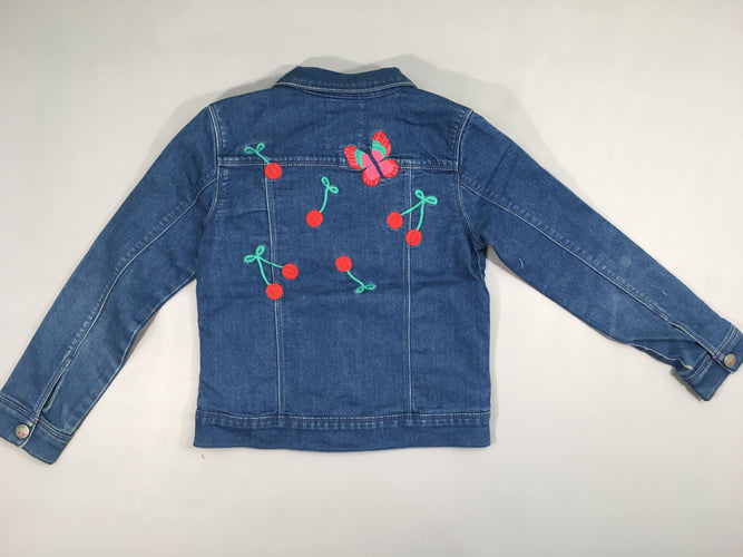 Veste en jean Motifs brodés dos, moins cher chez Petit Kiwi