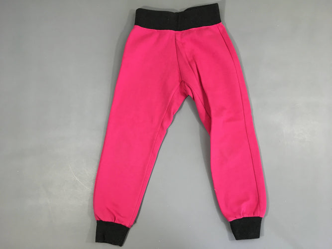 Pantalon de training rose-gris-Légèrement bouloché, moins cher chez Petit Kiwi