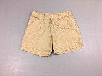 Short coton léger beige