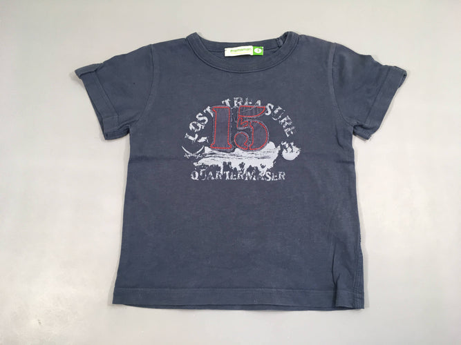 T-shirt m.c bleu 15, moins cher chez Petit Kiwi