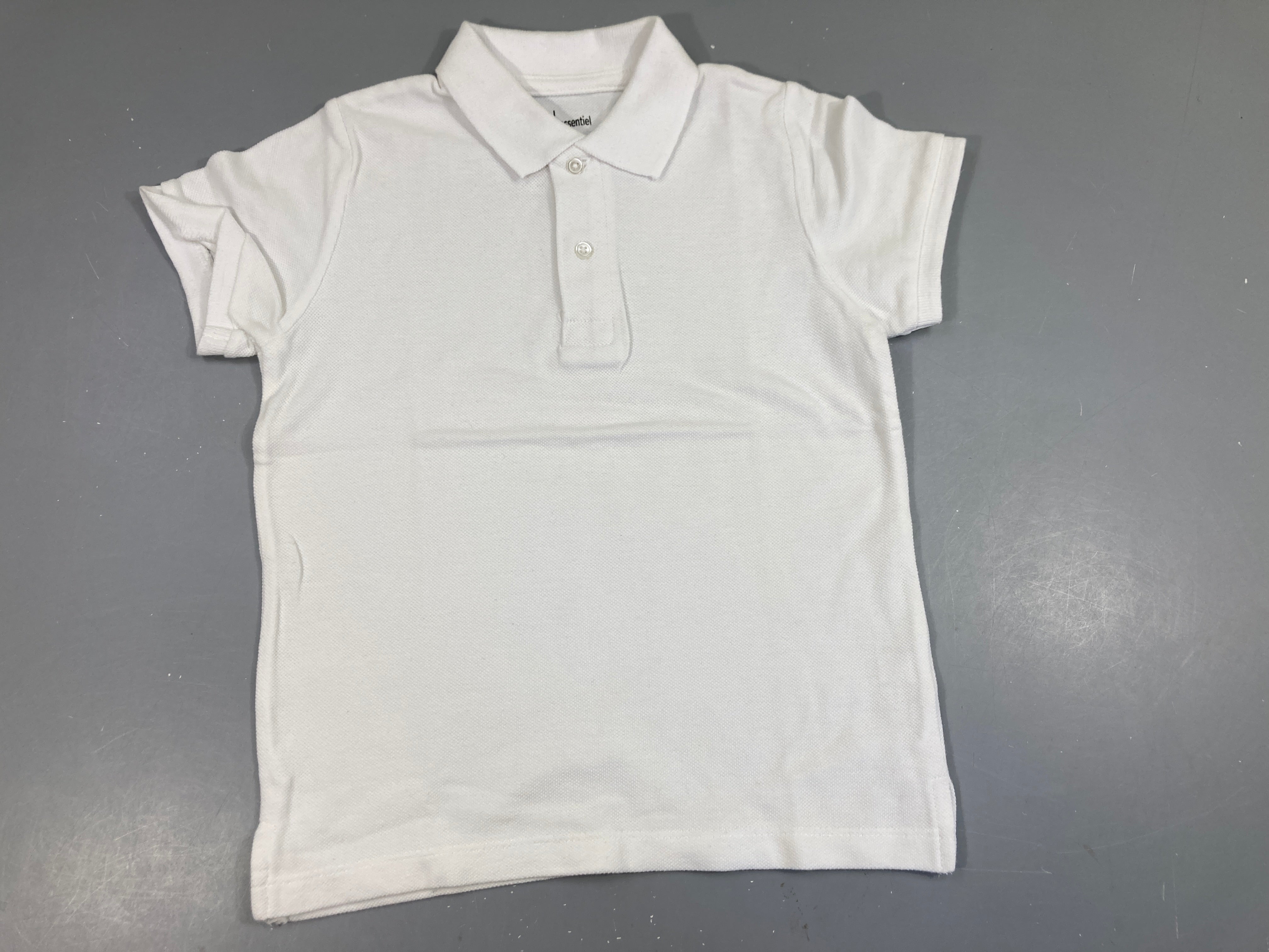 Polo m.c blanc