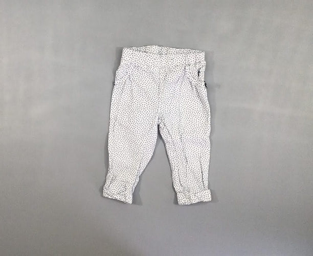 Pantalon mailles à carreaux blanc/noir, bouloché, moins cher chez Petit Kiwi