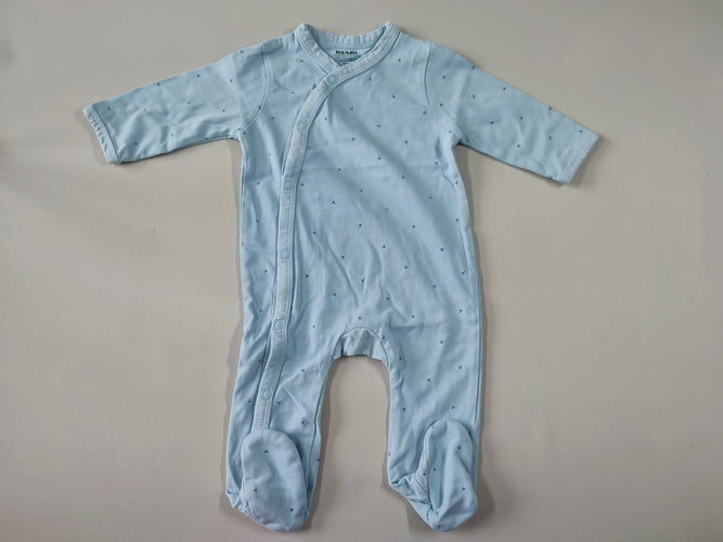 Pyjama jersey bleu encres marines, moins cher chez Petit Kiwi