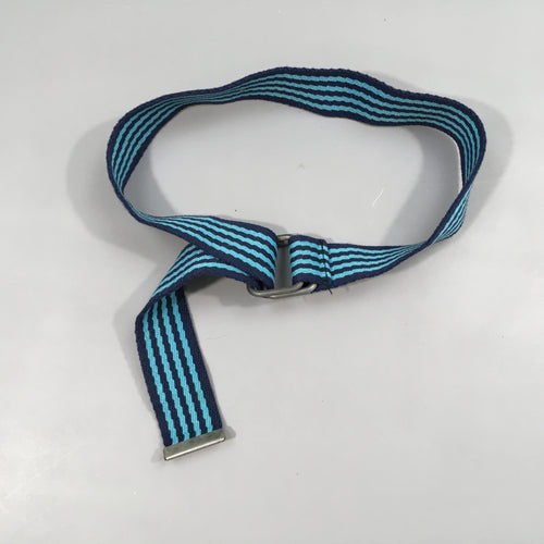 Ceinture bleue rayé turquoise, moins cher chez Petit Kiwi