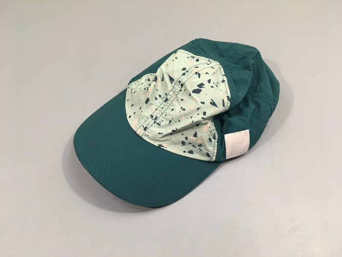 Casquette bleu/vert, moins cher chez Petit Kiwi