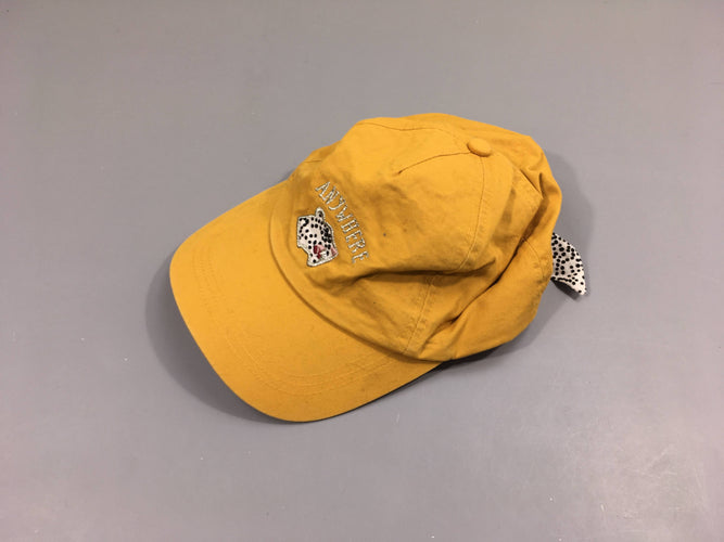 Casquette coton jaune Anywhere, moins cher chez Petit Kiwi