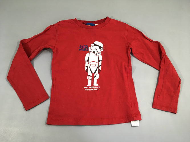 T-shirt m.l rouge Star Wars, moins cher chez Petit Kiwi