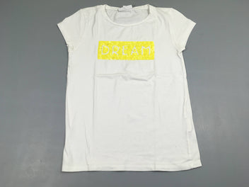 T-shirt m.c blanc Dream sequins