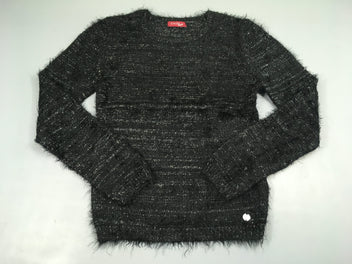 Pull duveteux noir irisé, Gaudi Teen