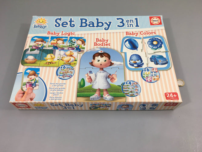 Set Baby 3 en 1, +2a - complet, moins cher chez Petit Kiwi