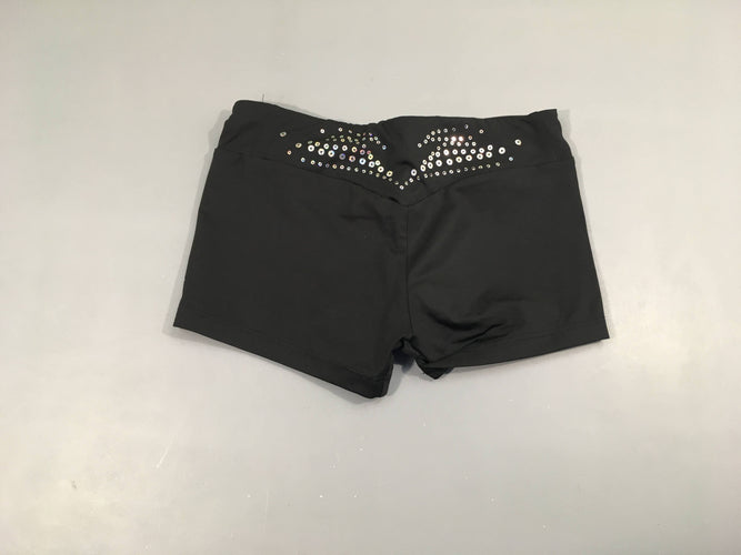 Short de gymnastique noir sequins Domyos, moins cher chez Petit Kiwi