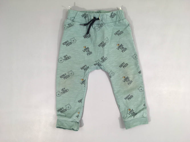 Pantalon jersey bleu flammé Winnie, moins cher chez Petit Kiwi