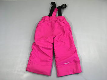 Pantalon de ski fuchsia wed'ze bretelles