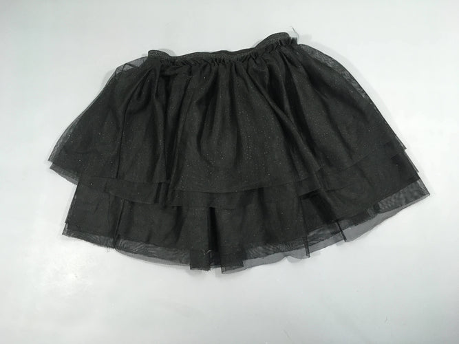 Jupe tulle noir irisé, moins cher chez Petit Kiwi