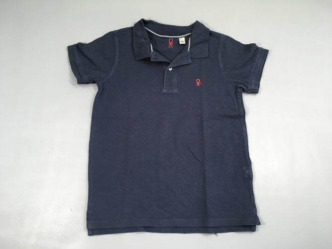 Polo m.c bleu marine, moins cher chez Petit Kiwi