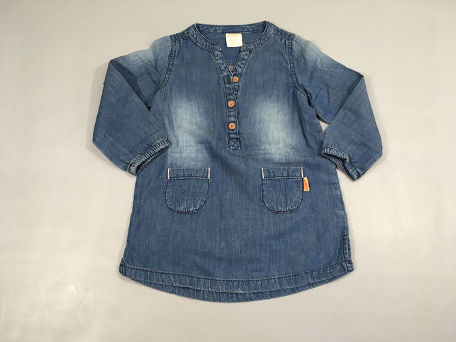 Robe m.l denim, moins cher chez Petit Kiwi