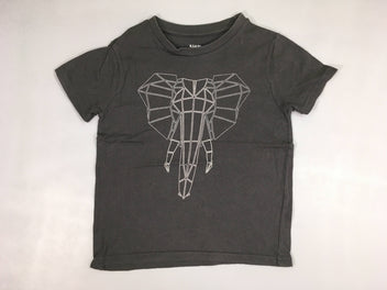 T-shirt m.c grix foncé éléphant