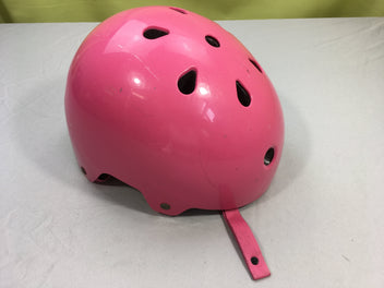 Casque de prot ection rose 50-54cm Oxelo