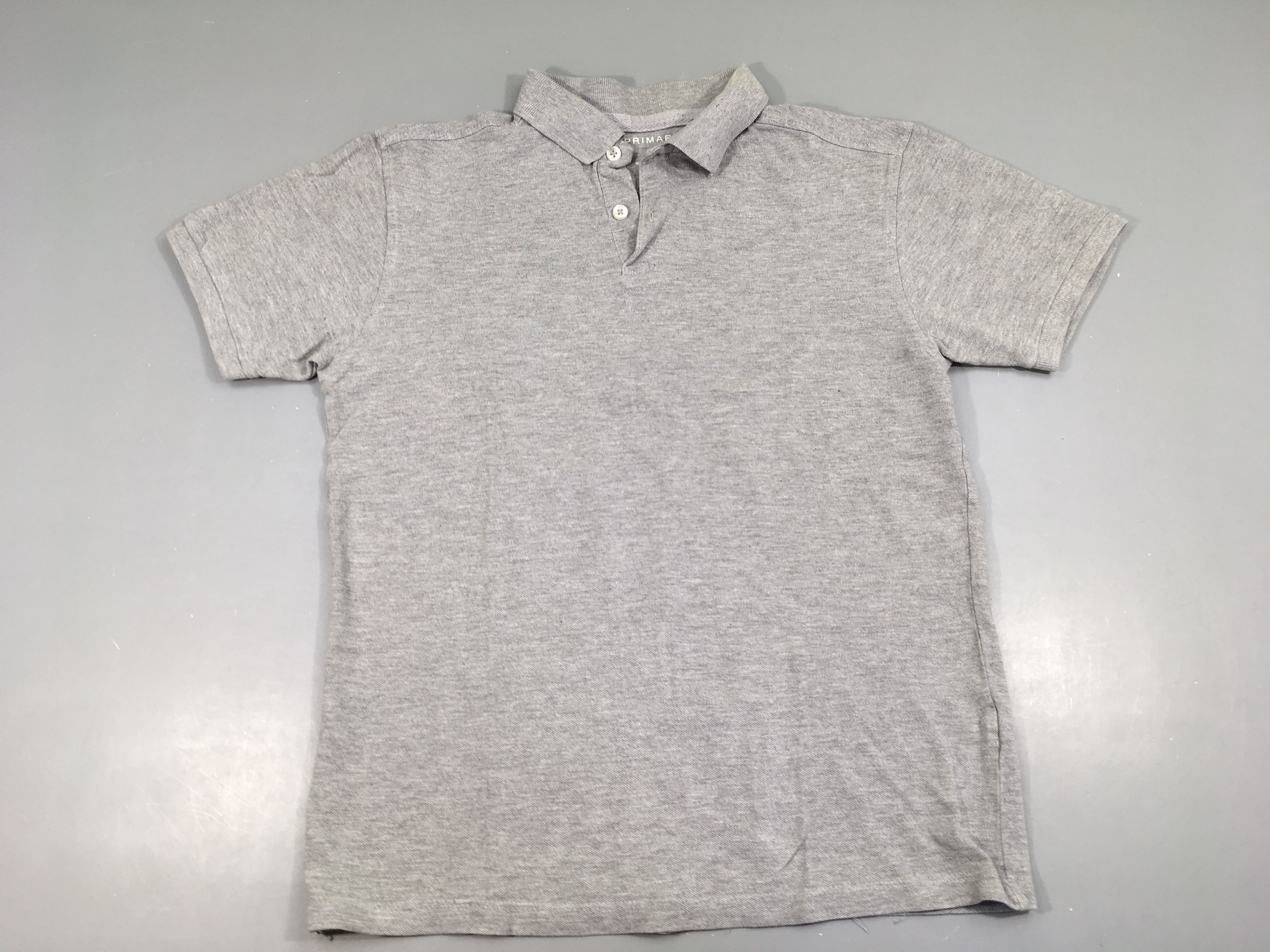Polo m.c gris