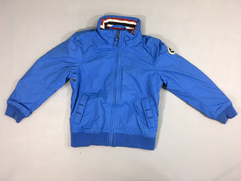 Veste bleu doublée polar, légèrement boulochée