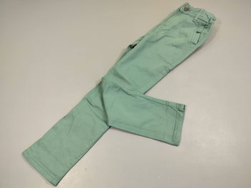 Pantalon chino vert  98% coton 2% élasthanne