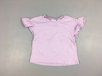 T-shirt m.c mauve froufrous