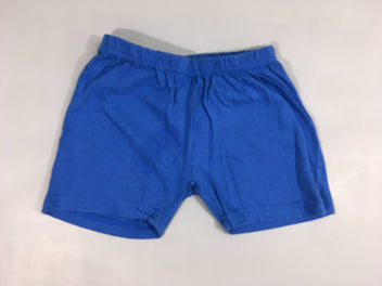 2 shorts jersey bleu/gris chiné