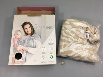 Etat neuf - Porte-bébé sling BB-Sling Gathered Soft Jungle, de 3 à 15kg