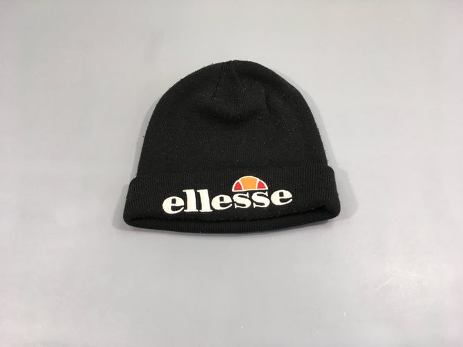 Bonnet noir Ellesse, légèrement bouloché, moins cher chez Petit Kiwi