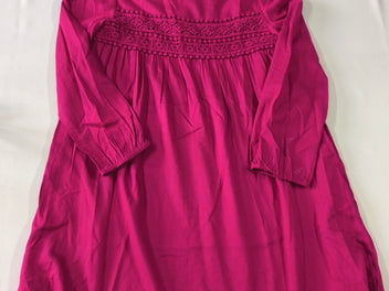 Robe m.l rose fuchsia dentelle poitrine, Friboo