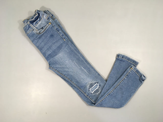 Jeans Super Skinny effet éraillé, moins cher chez Petit Kiwi