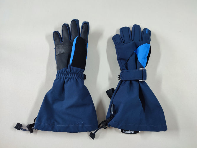 Gants de ski bleu marine/bleu "Wed'ze", moins cher chez Petit Kiwi