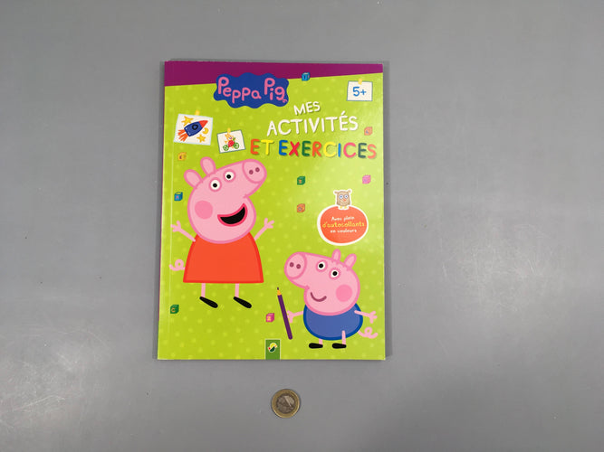 Peppa Pig-Mes activités et exercices +5a, moins cher chez Petit Kiwi