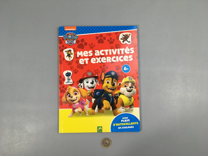 Paw patrol-Mes activités et exercices +6a, moins cher chez Petit Kiwi