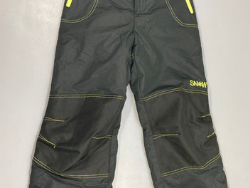 Pantalon de ski noir/Vert anis Snow