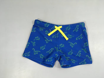 Maillot Boxer bleu Dinos jaunes