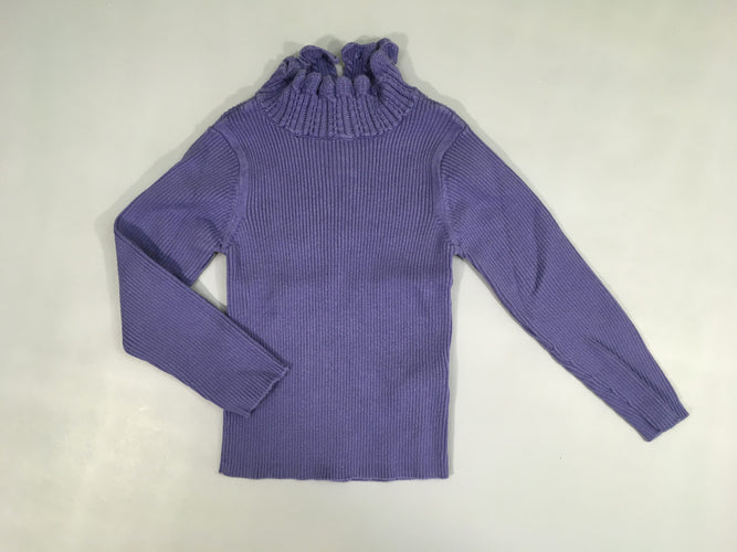 Pull chaussette mauve col, moins cher chez Petit Kiwi