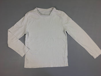 T-shirt m.l blanc-Légèrement bouloché