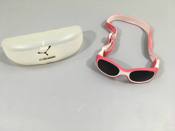 Lunettes rose Cébé 2000 + étui