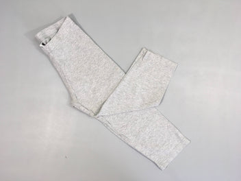 Legging 3/4 gris clair bouloché