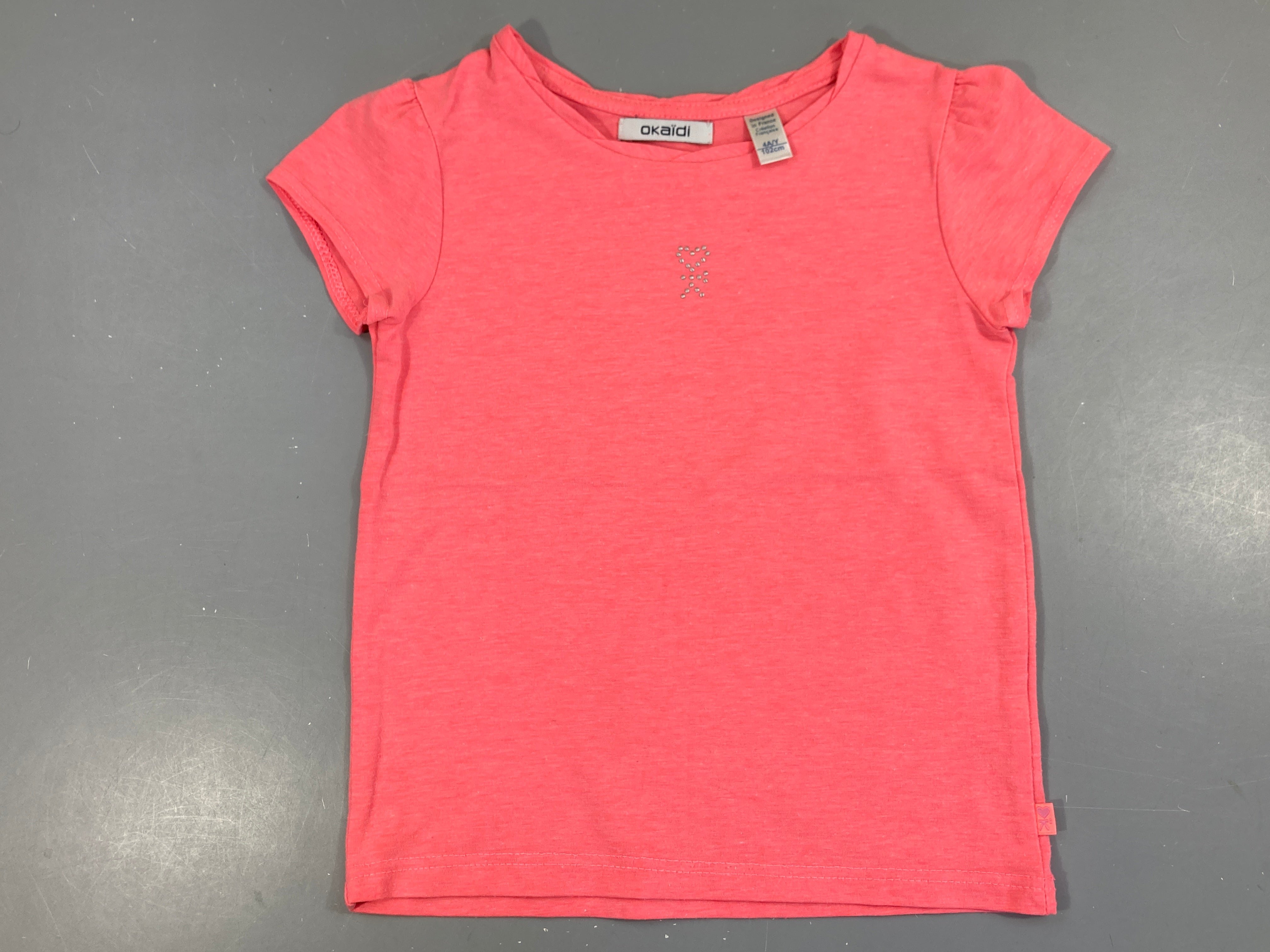 T-shirt m.c corail flammé