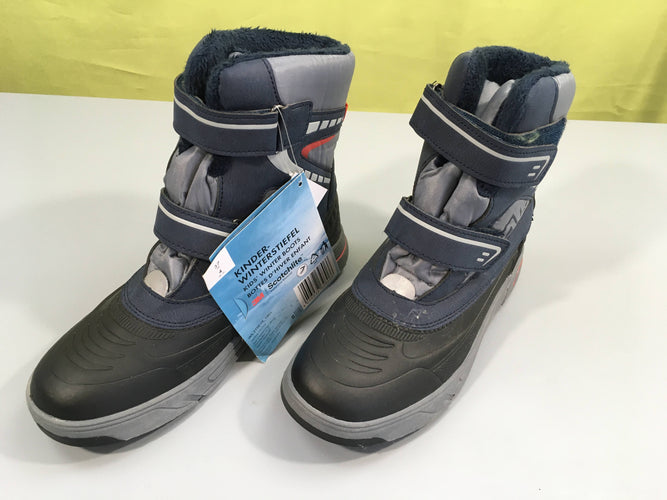 NEUF Bottines de neige bleu, Peppert's, 37, moins cher chez Petit Kiwi