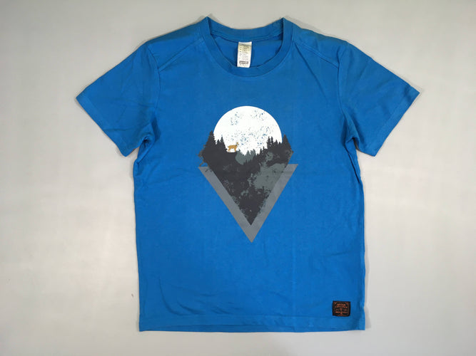 T-shirt m.c bleu lune, moins cher chez Petit Kiwi