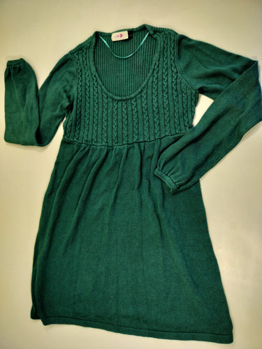 Robe de grossesse verte, CalinKalin, moins cher chez Petit Kiwi