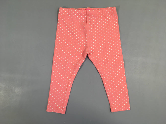 Legging rose pois, moins cher chez Petit Kiwi